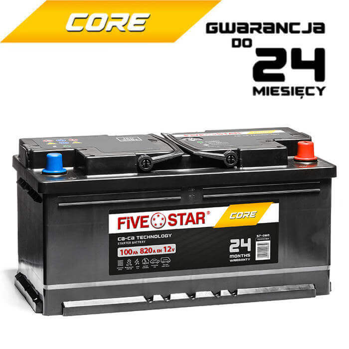 AKUMULATOR FIVE STAR CORE FSC 600 R-100Ah-820A-L5