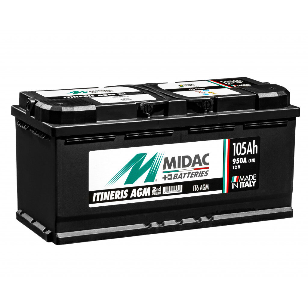 MIDAC - Akumulator ITINERIS IT6 AGM 105Ah / 950A / L6D